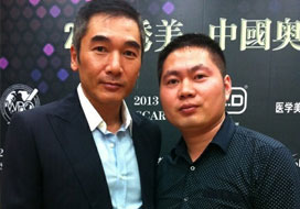 广州富邦与明星合影